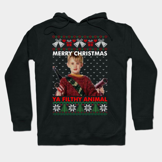 Merry Christmas Ugly Sweater Hoodie by Premium Nation